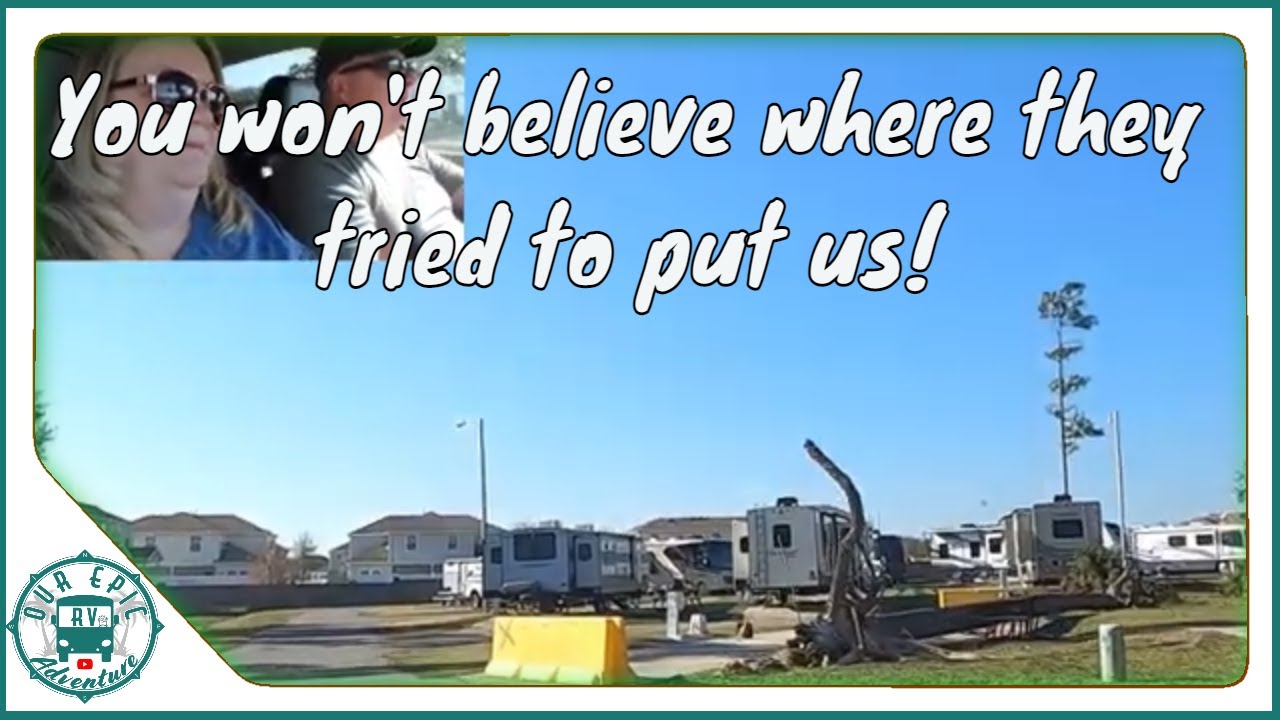 GULF COAST MILITARY CAMPING! Keesler Famcamp Drive Through and Review.  Watch out when driving in!