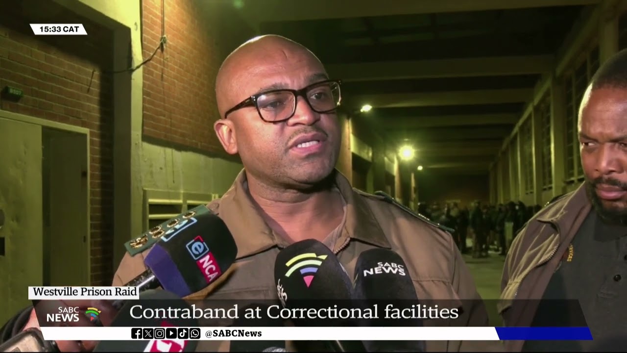 Correctional Services Chief leads raid at Durban Westville facilities, seizes contraband