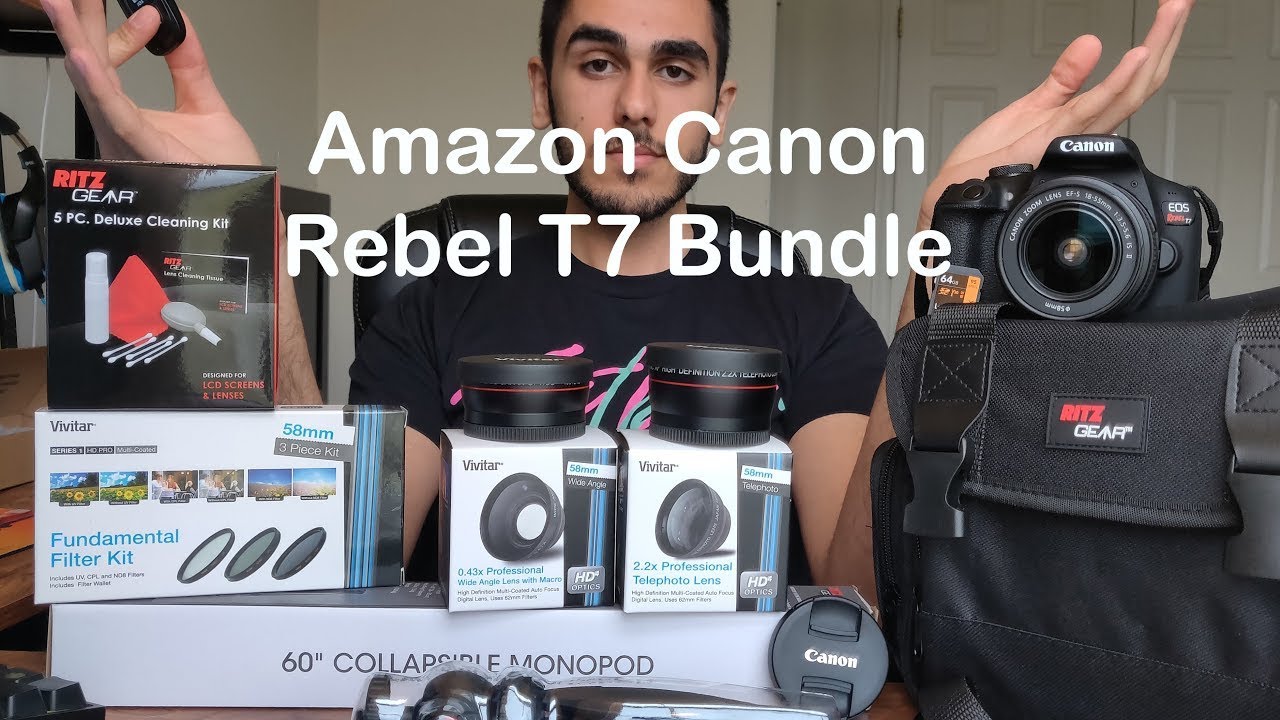Canon Rebel T7 Amazon Bundle Review