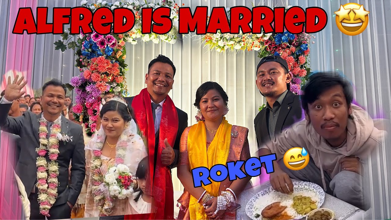 Finally ​⁠@AlfredTrails Is married 🥳 #inglishmaker