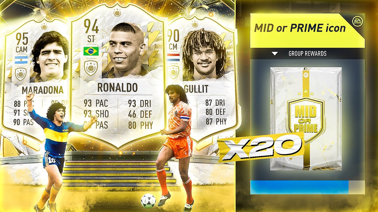 FIFA 22 20 x Guaranteed Mid or Prime Icon Upgrade Packs!