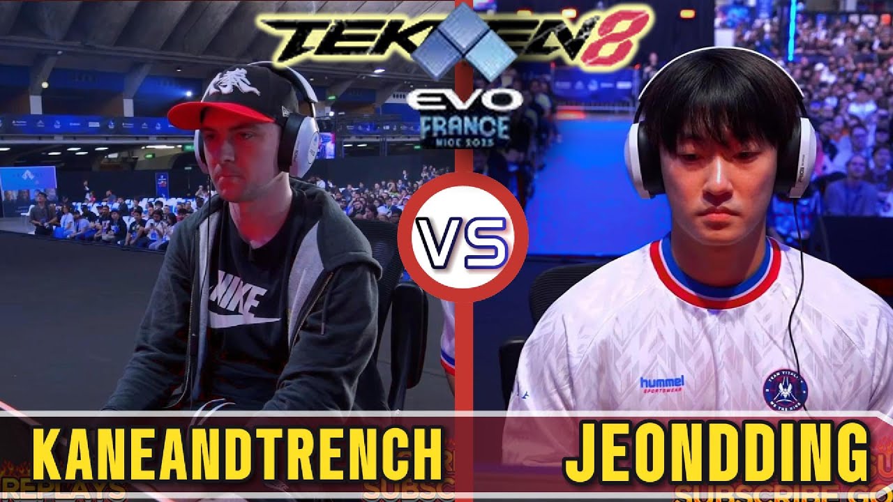 TEKKEN 8 - JEONDDING (eddy) vs KANEANDTRENCH (youshimitsu) EVO FRANCE DAY 2.