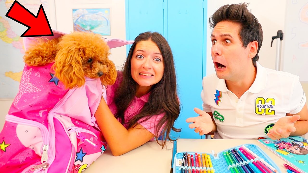 SOFÌ HA PORTATO UN CUCCIOLO DI CANE A SCUOLA!! Scherzo a Luì con Camilla! | Me contro Te