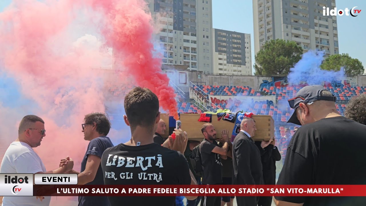 Padre Fedele e l'ultimo saluto allo Stadio 