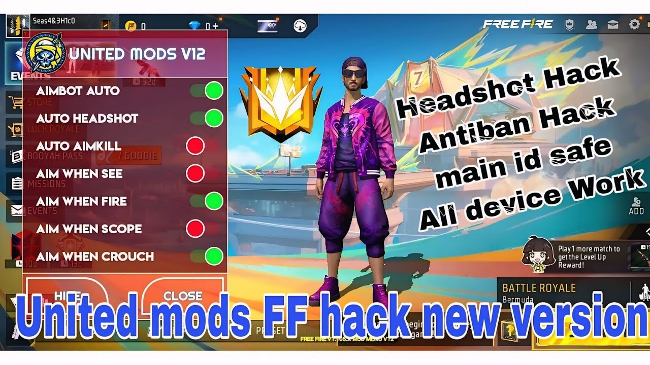 How To Download United Mods Hack😈||United Mods FF hack new version 2025 😍😈