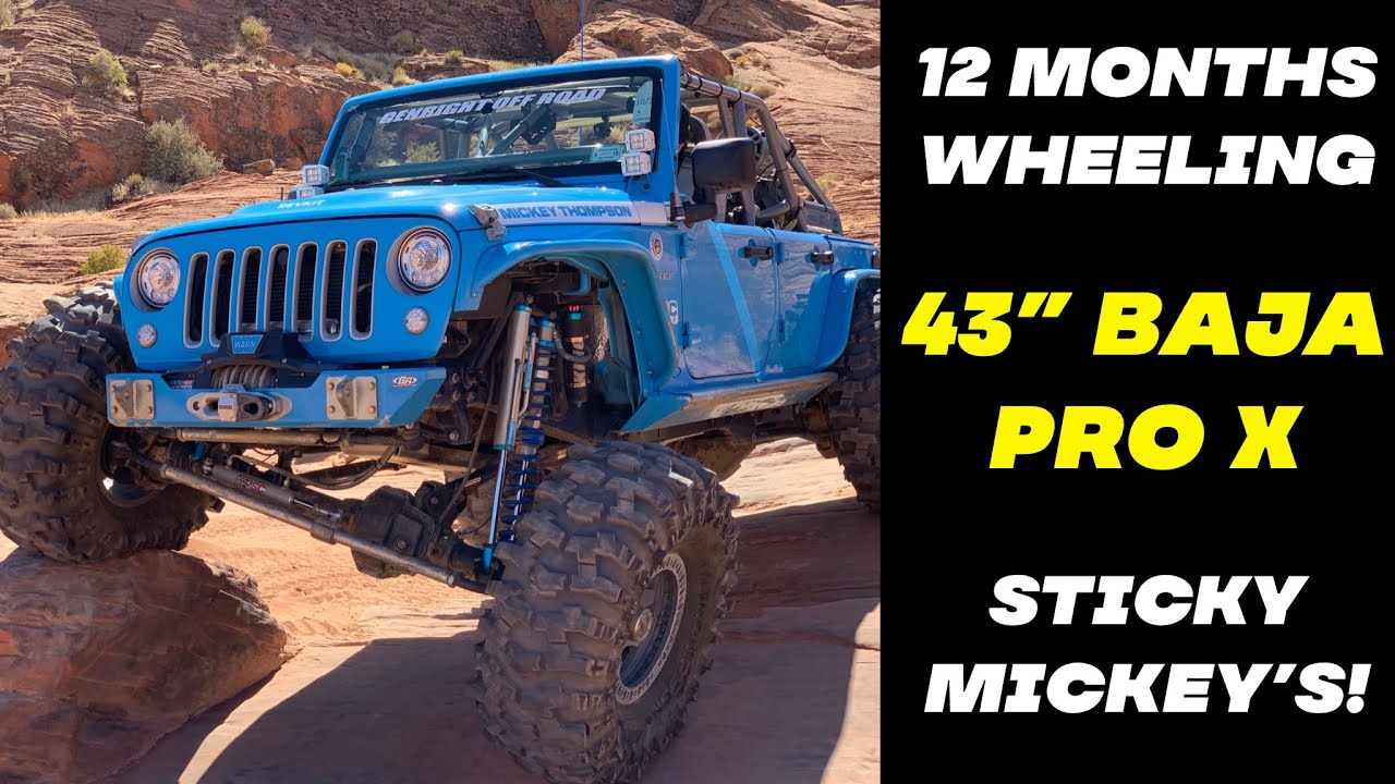 Год катания на велосипедах Mickey Thompson Baja Pro X Stickys