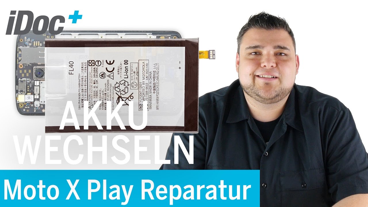 Motorola Moto X Play – Akku wechseln
