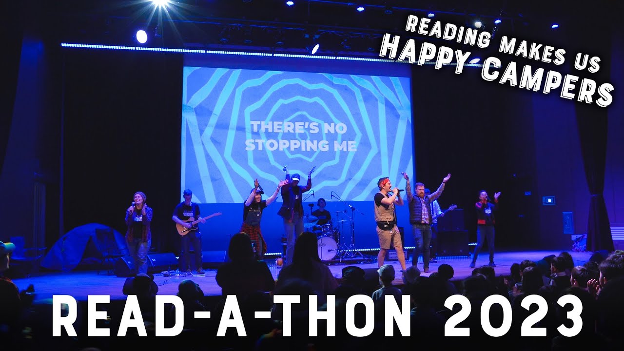 Read-A-Thon 2023: Reading Makes Us Happy Campers