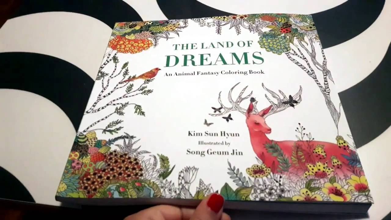 Land of Dreams Coloring Book - Flip Through