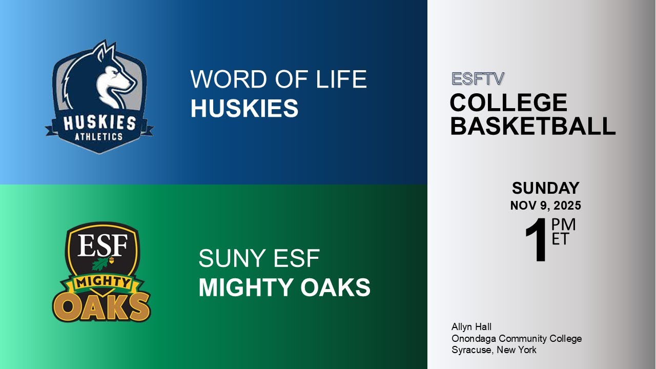 ESFTV College Basketball - Word of Life v. SUNY ESF