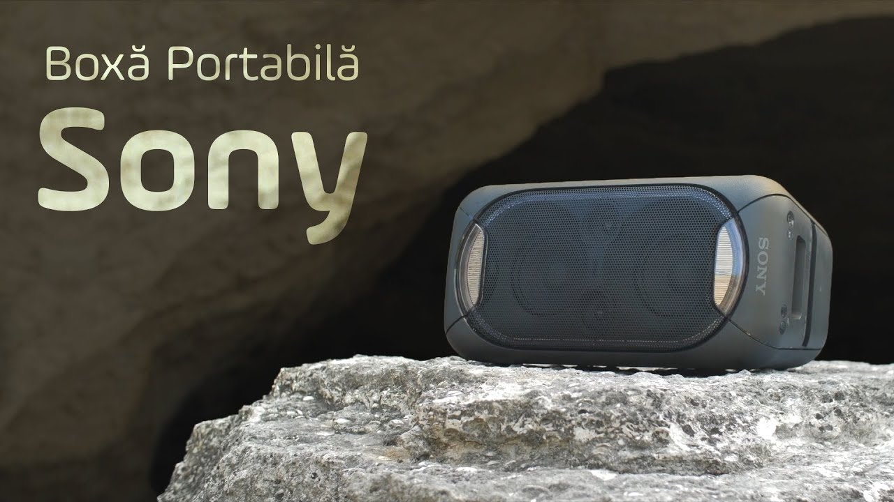 Boxă portabilă Sony. Cu ce înlocuiești JBL (review română)