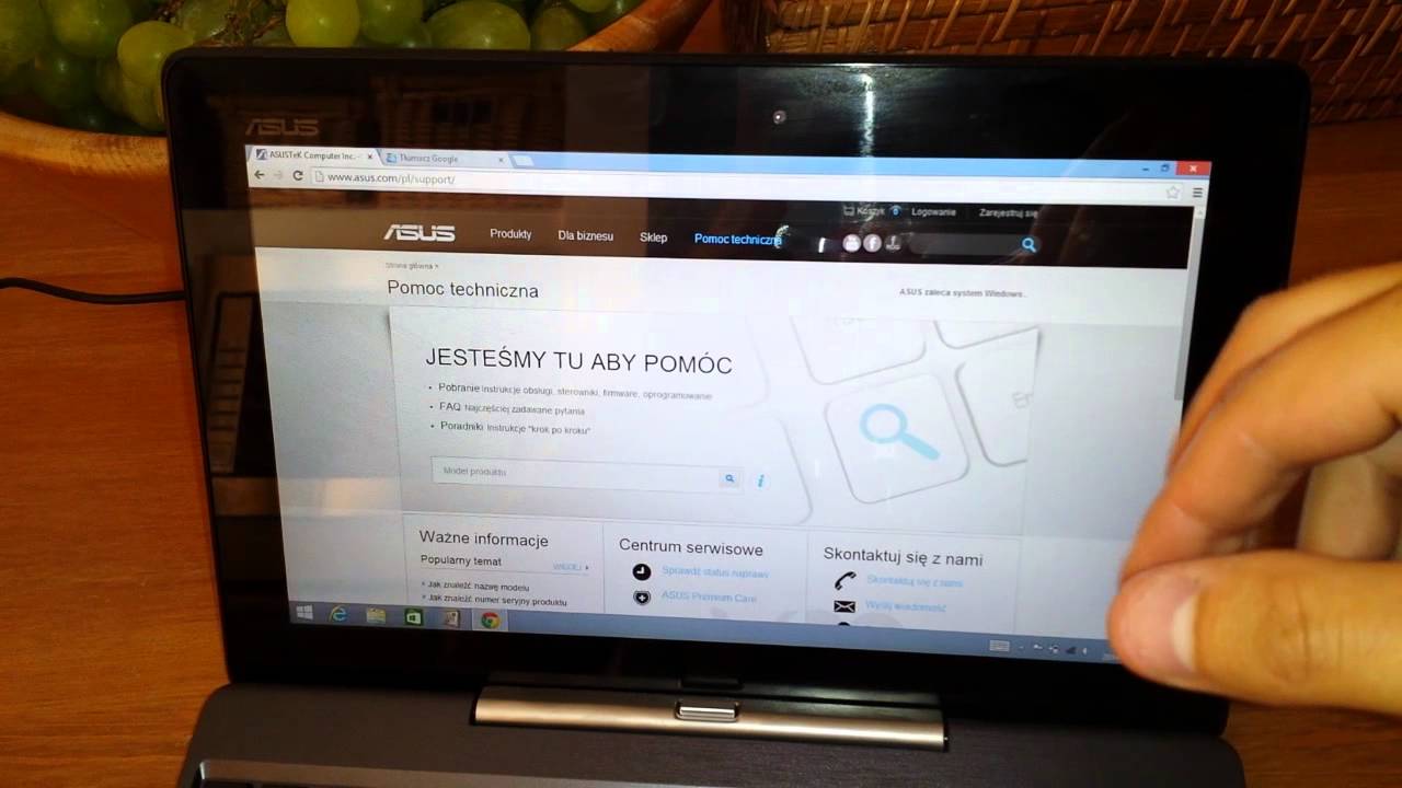 ASUS T100 - Uszkodzony DOTYK w ekranie! | ForumWiedzy