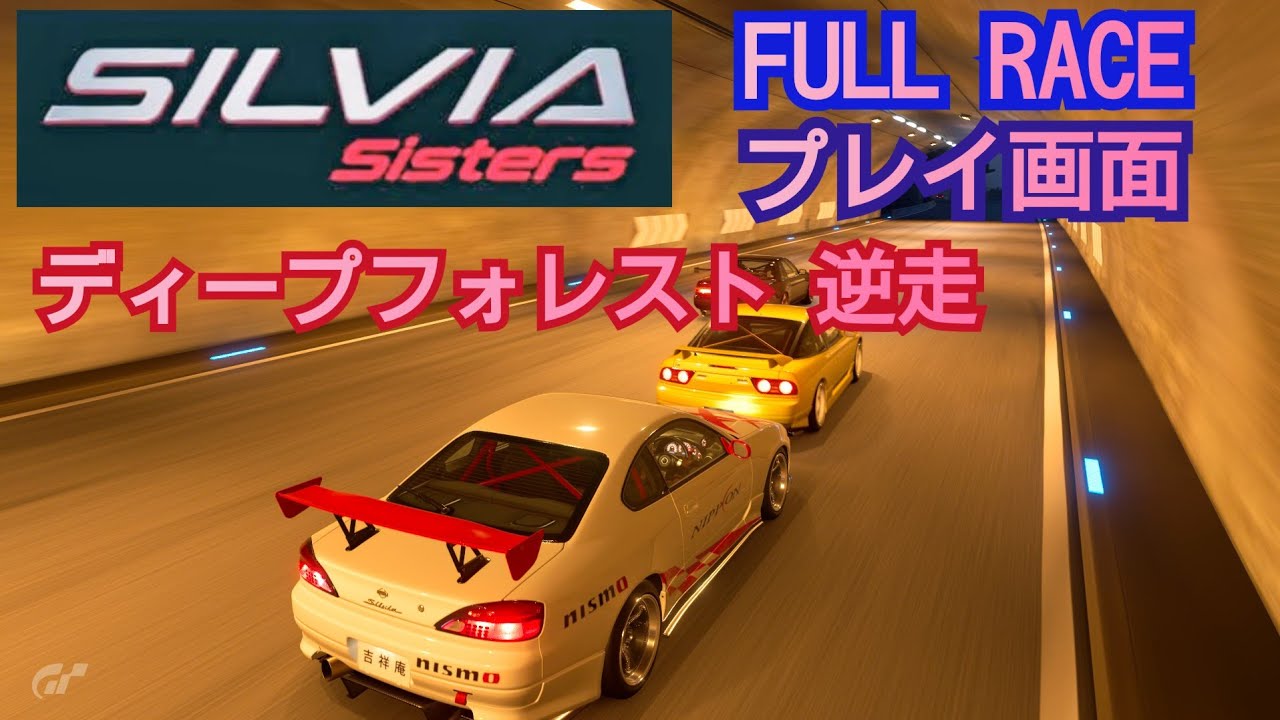 [フルレース] プレイ画面/シルビアシスターズ/ディープフォレスト逆走