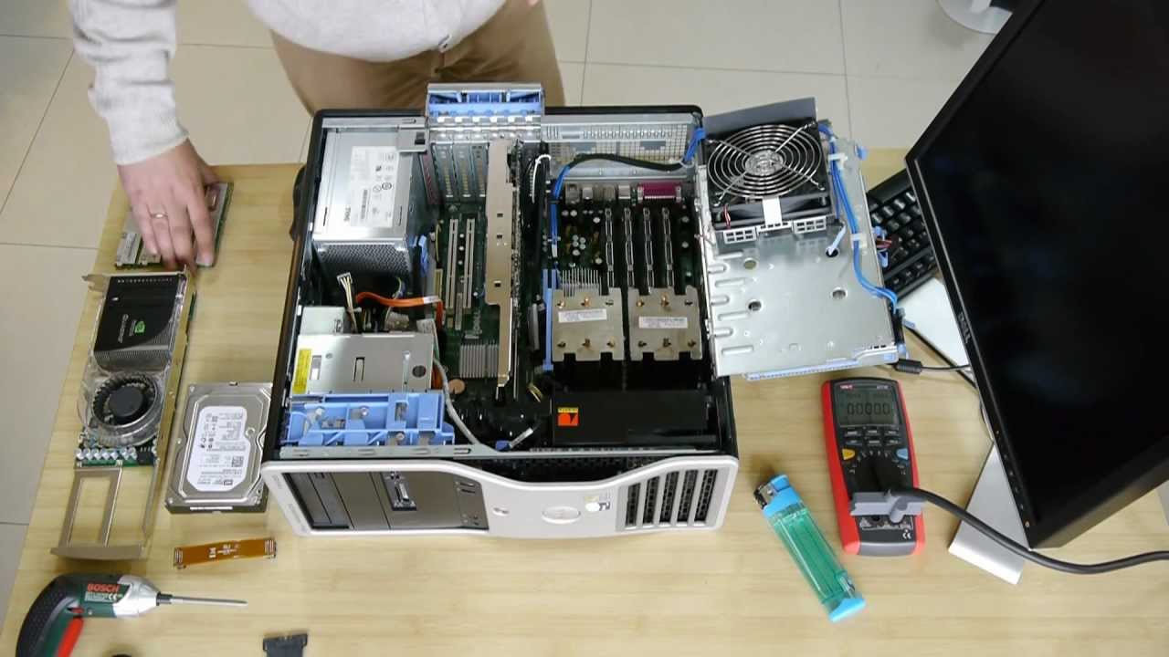 DELL Precision T5400 (8x8) - 2 x Quad-Core Xeon, 2 x Quadro FX4600, 8 x 1GB FB-DIMM