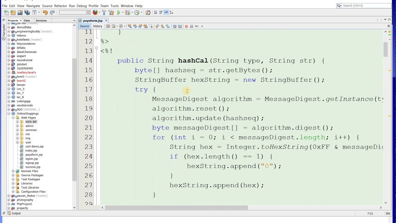 java web project 21(payment gateway in java 2)