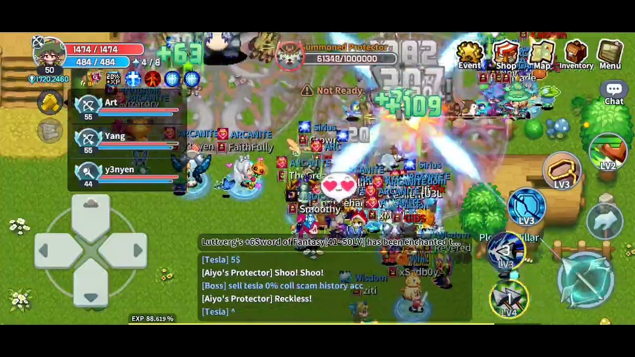 🐏Darlene Server IMO-TWOM✨💥 Morph Boss Aiyo💞👑 All Darlene Siras Sirius/Arcanite/Wisdom♐💜✨💞