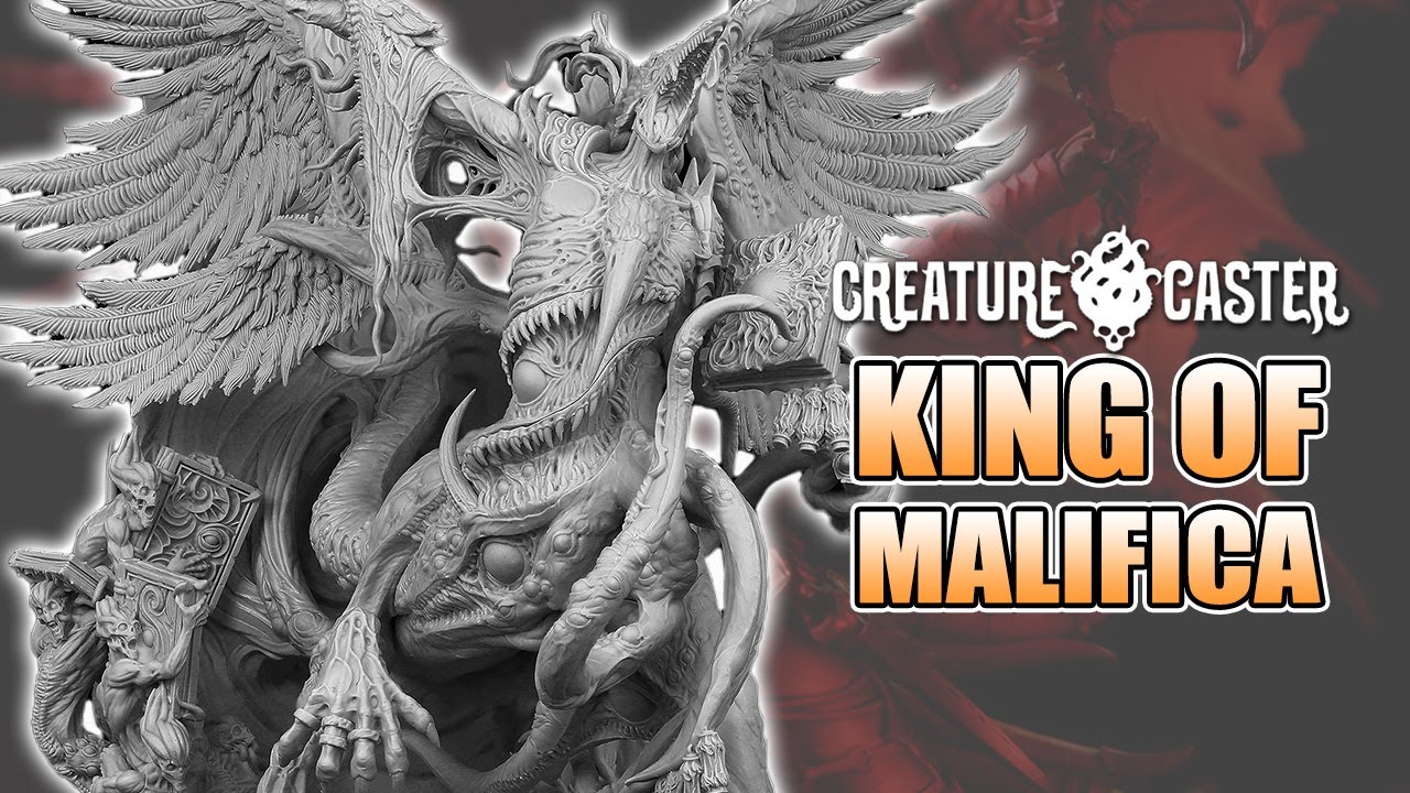 King of Malifica Creature Caster Unboxing Resin Miniature