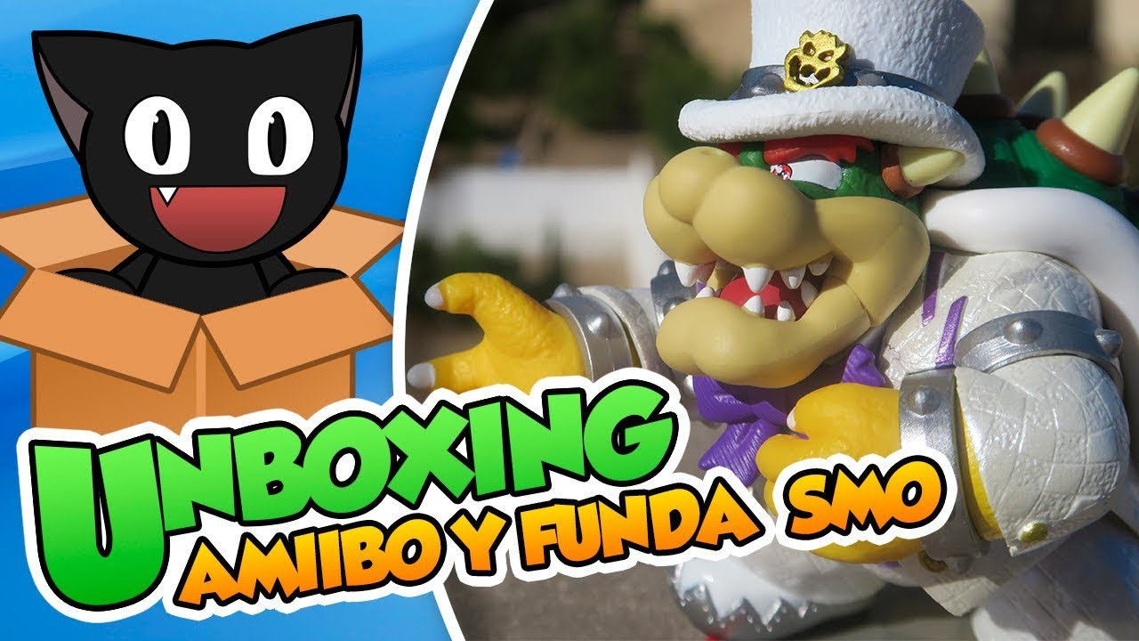 ¡La funda de Cappy y los Amiibos nupciales! - Unboxing Amiibos y Funda Super Mario Odyssey