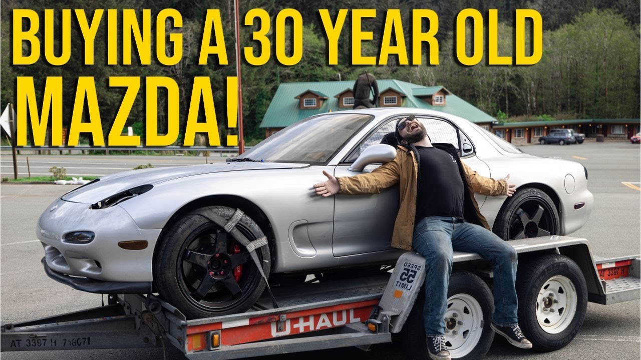 Flying 1500 Miles to Buy a 30 Year Old Mazda FD RX7!