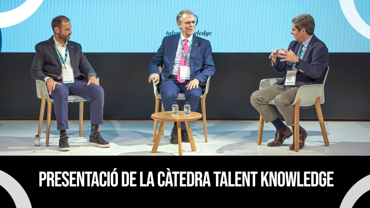 Presentació de la càtedra TALENT KNOWLEDGE
