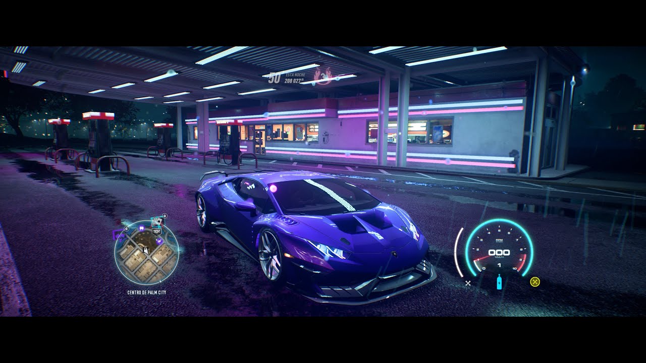 Need for Speed Heat Evolution Works Night Gameplay Lamborghini Huracan Swaped