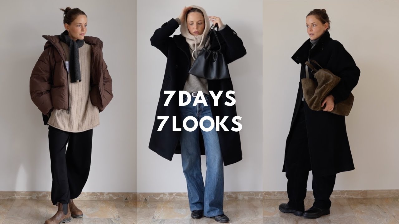 winter outfit ideas | 7 days & 7 looks