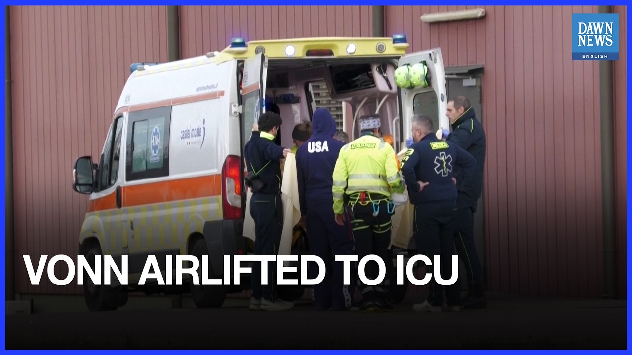 Vonn Airlifted to Treviso Hospital, Admitted to Intensive Care | Dawn News English
