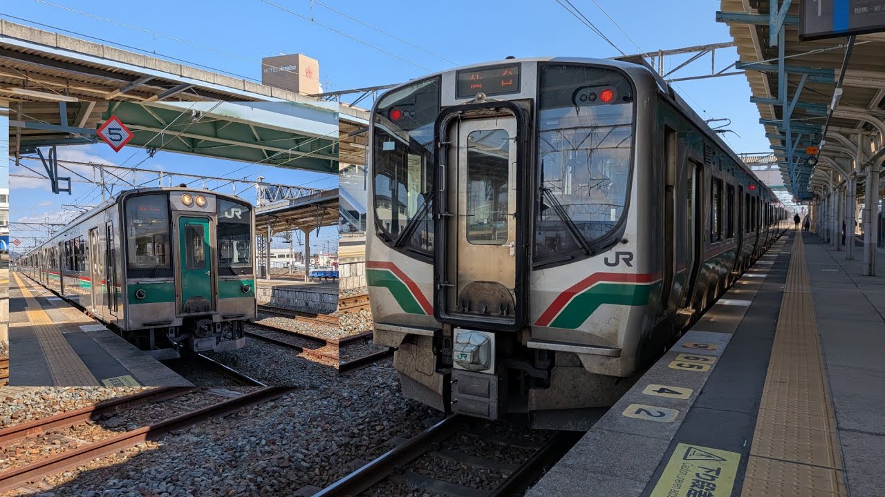 【JR東日本】常磐線 E721系 P-3編成 普通 仙台 広角前面展望