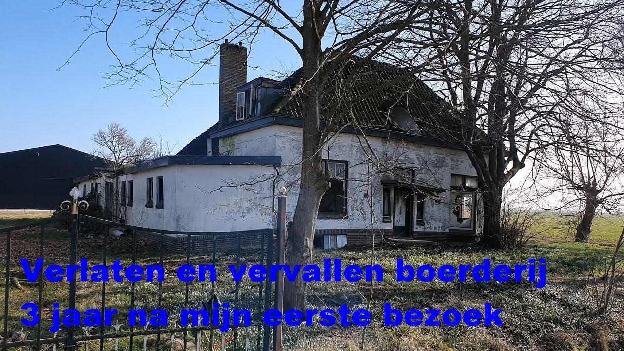 Verlaten en vervallen boerderij 3 jaar na mijn eerste bezoek