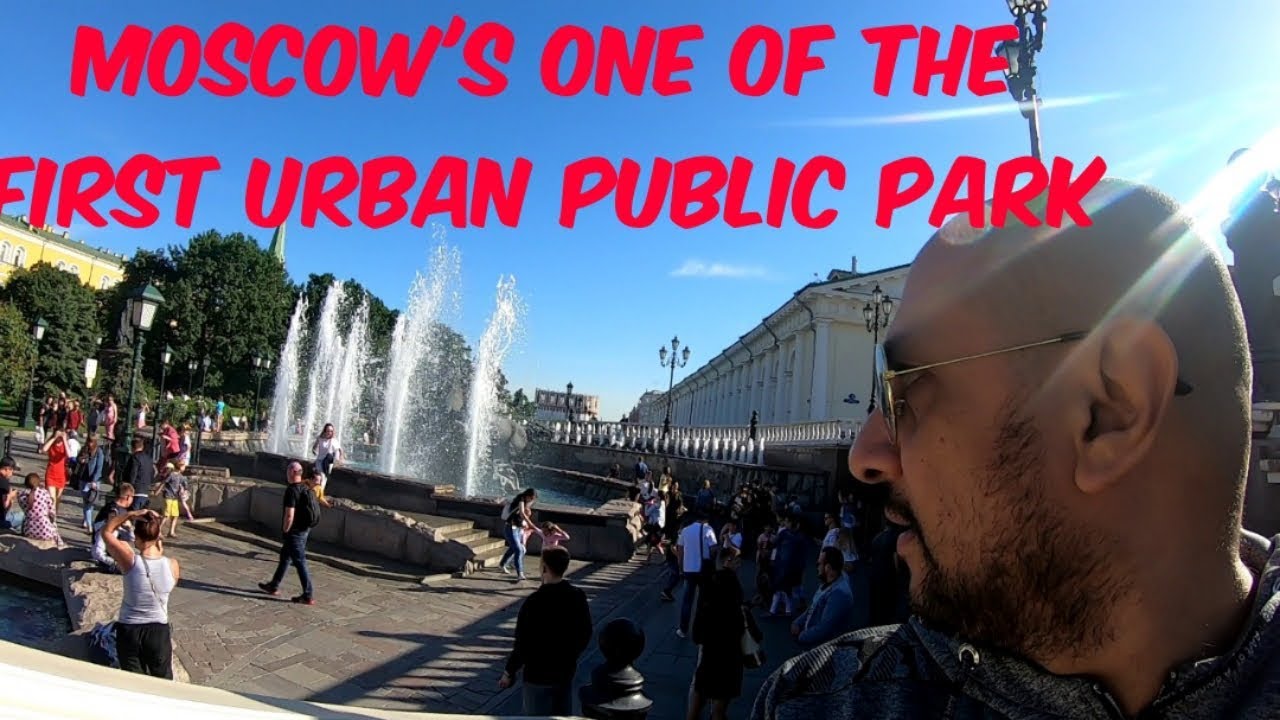 Park near my hostel in Moscow,Russia | Alexandrofsky Park | Russia Vlog