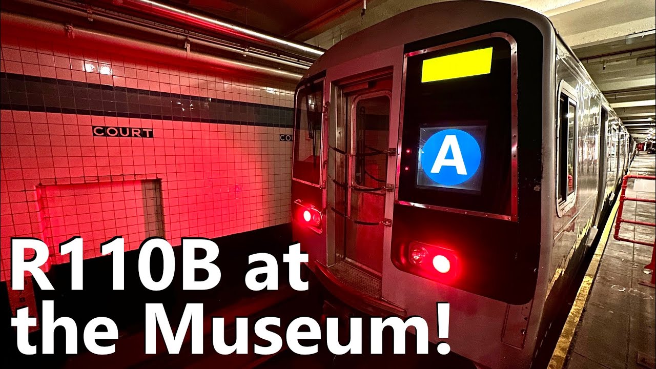 ⁴ᴷ⁶⁰ NEWS: R110B Prototype Car 3007 now on Display at the NY Transit Museum!