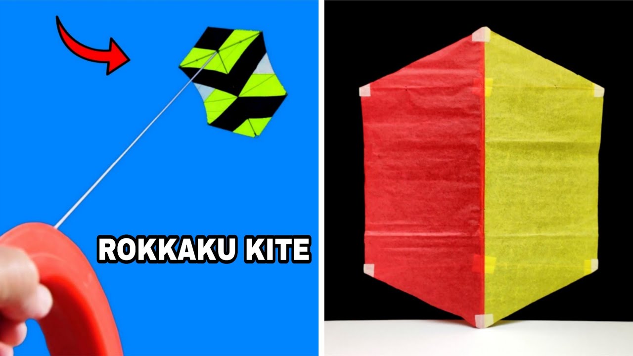 How To Make a ROKKAKU Kite | How To Make a Kite | Kite Making | Independence Day Kite Flying