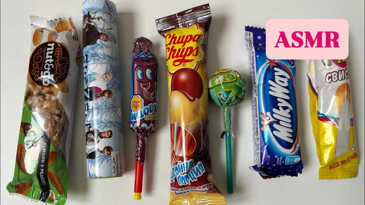 ASMR Most Popular Candys Party // DAIRY MILK VS MARS VS GEMS VS M&M vs LOLLIPOPS #asmr #viral 