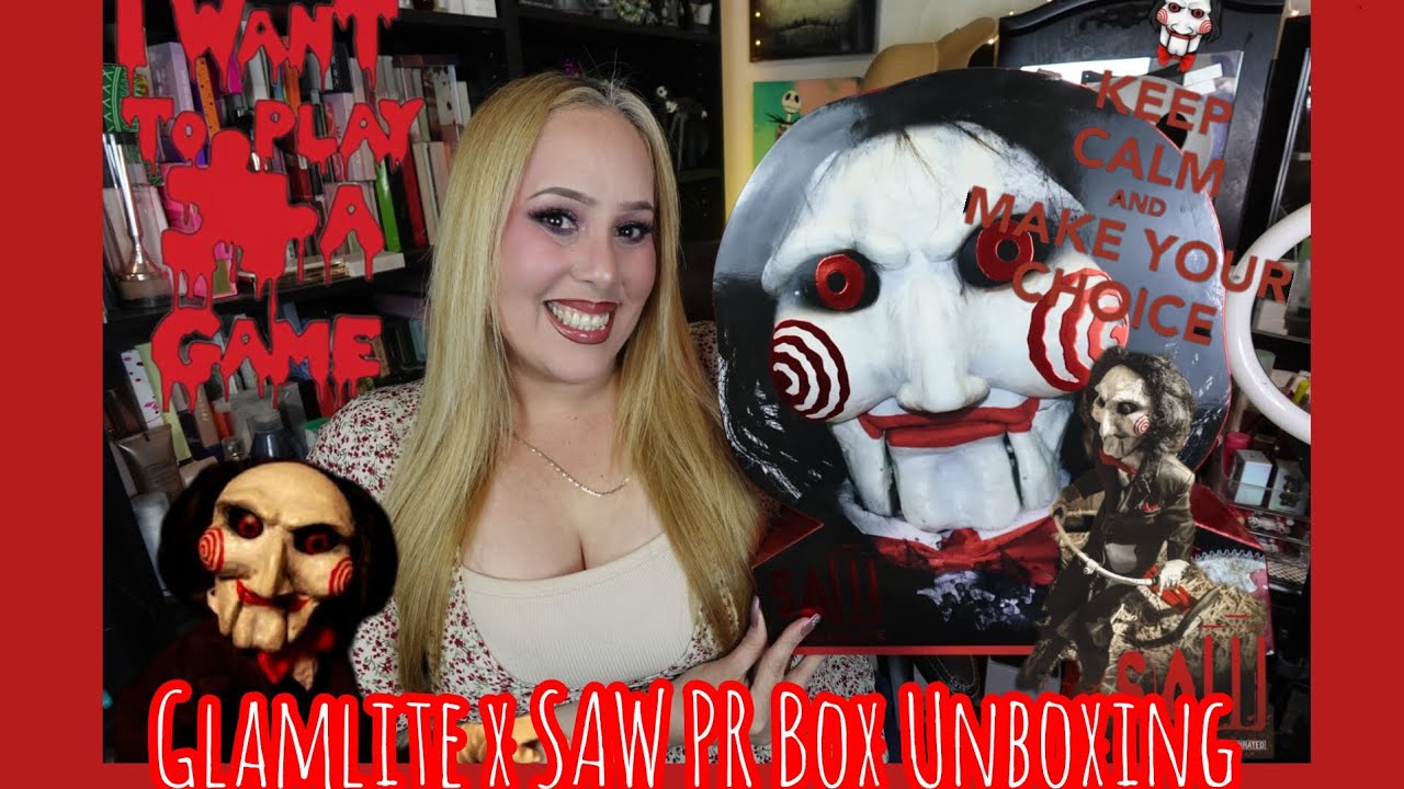 Glamilte x SAW PR Box 🚨UNBOXING🚨Para Los Amantes Del Terror 😬 Super Gore 🩸