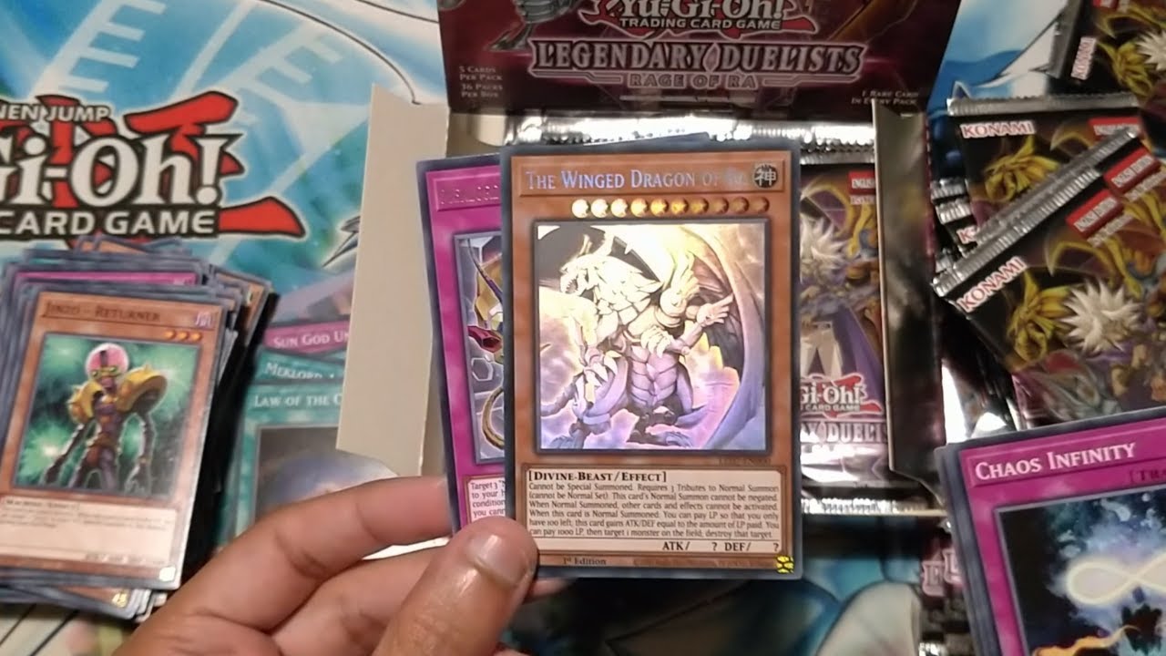 Yugioh Legendary Duelists Rage of RA Box Opening O.o No. 2