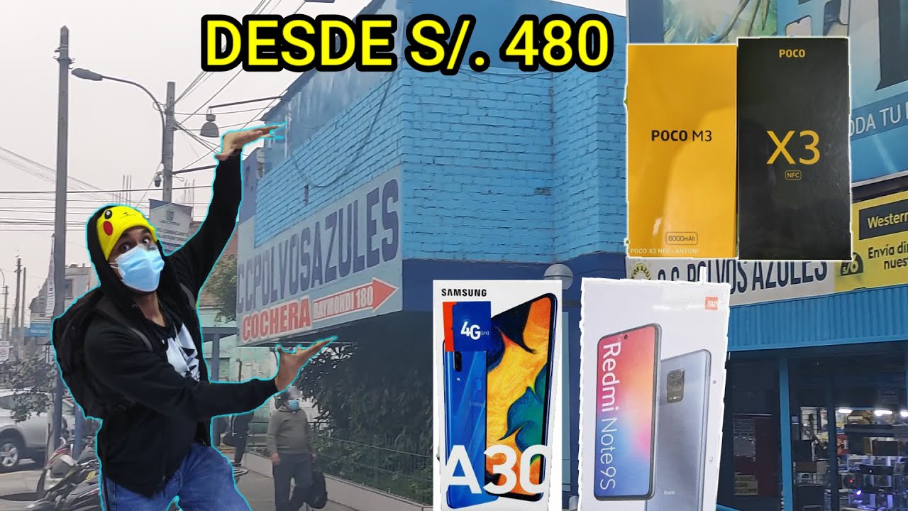 CELULARES ECONOMICOS EN POLVOS AZULES / PRECIOS OCTUBRE 2021 / POCO X3, HUAWEI, XIAOMI, SAMSUNG