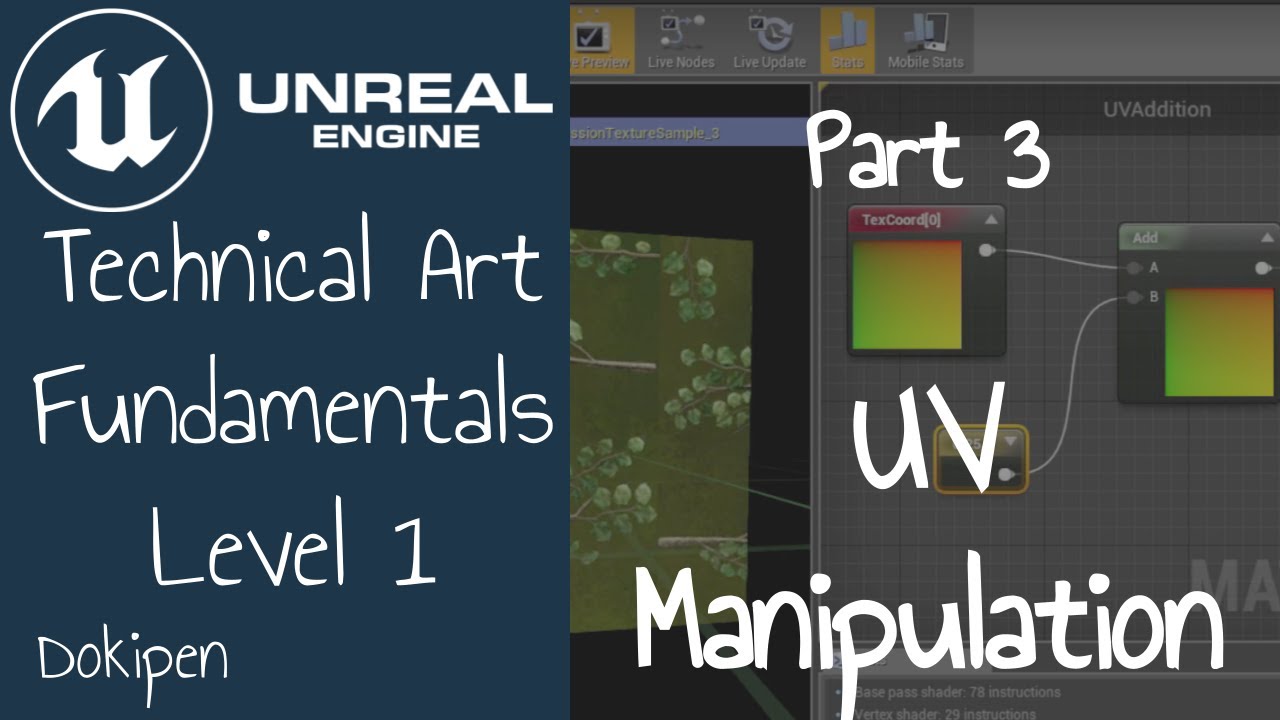 UV Manipulation - Technical Art Fundamentals in Unreal Engine, Level 1 Part 3