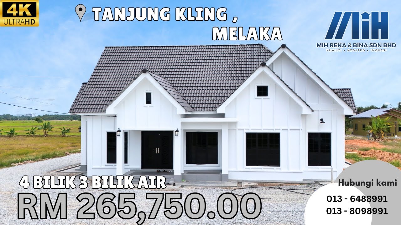 RUMAH 5 BILIK 3 BILIK AIR - TANJUNG KLING