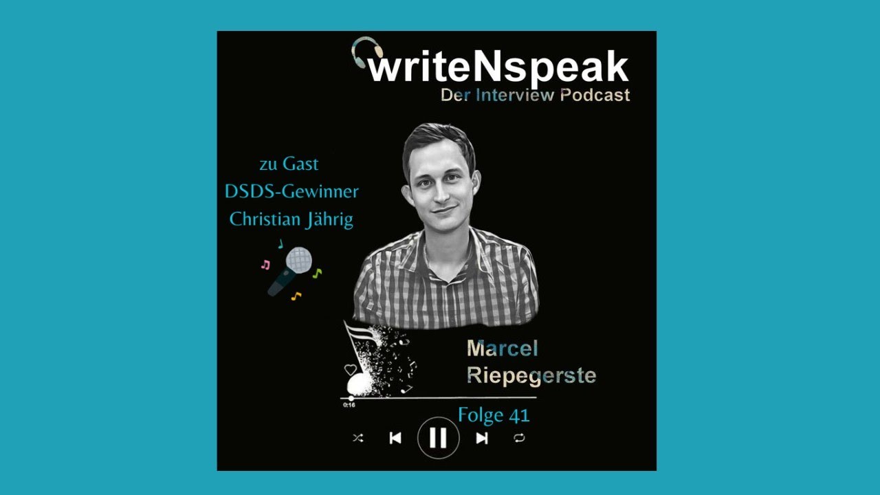 Christian Jährig exklusiv: Mobbing, DSDS-Sieg & sein erstes Album! | writeNspeak Podcast