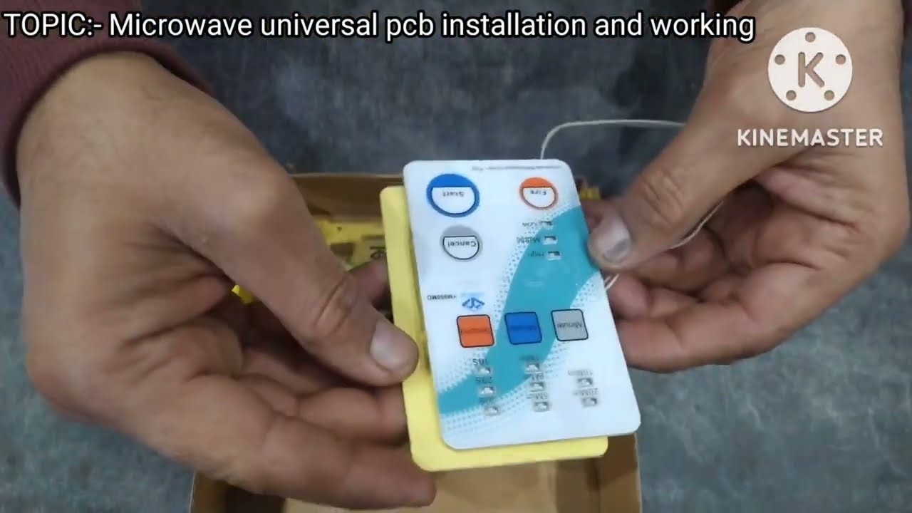 MICROWAVE UNIVERSAL PCB INSTALMENT and WORK