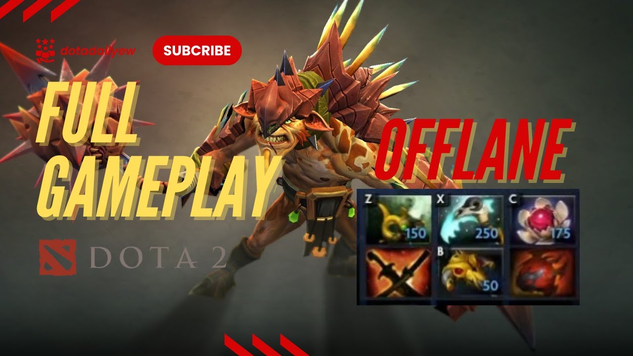 FULL GAME BRISTLEBACK OFFLANE DOTA 2 patch 7.40c
