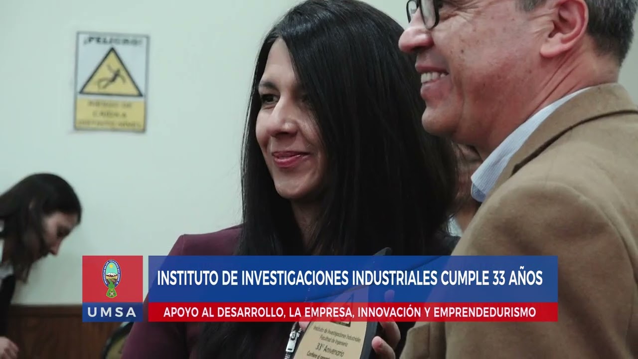 El Instituto de Investigaciones Industriales de la UMSA celebra su 33° aniversario