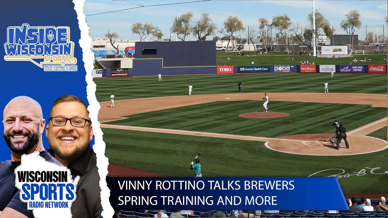 Vinny Rottino talks Brewers Spring Training and more on Inside Wisconsin Sports with Trevor and Josh