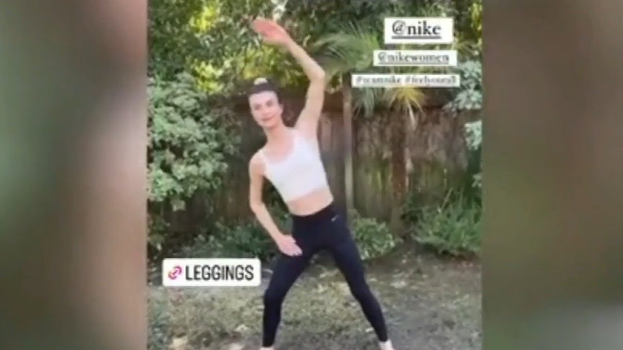 Dylan Mulvaney modelling sports bras for Nike a &lsquo;middle finger&rsquo; to women