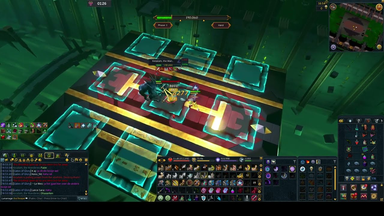 RS3 Melee CA adventures: Kezalam: Master timer