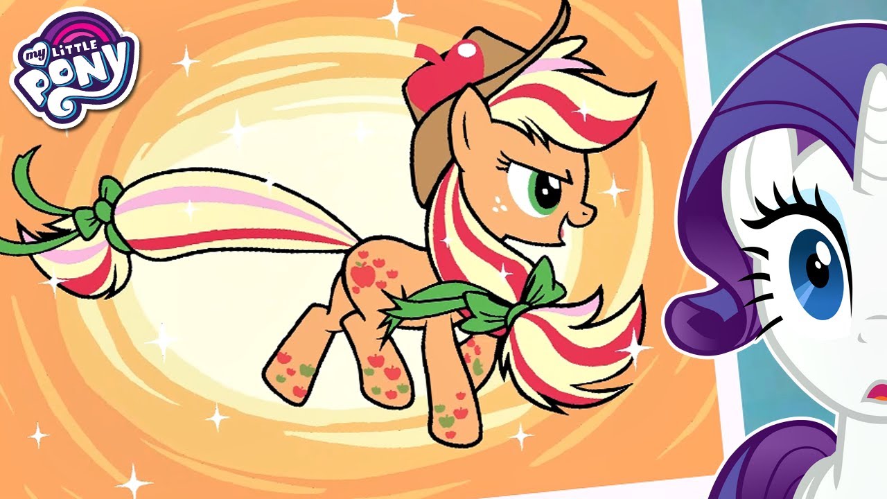 COLORINDO A APPLEJACK no MY LITTLE PONY MAGIA DE CORES #LuliRarity