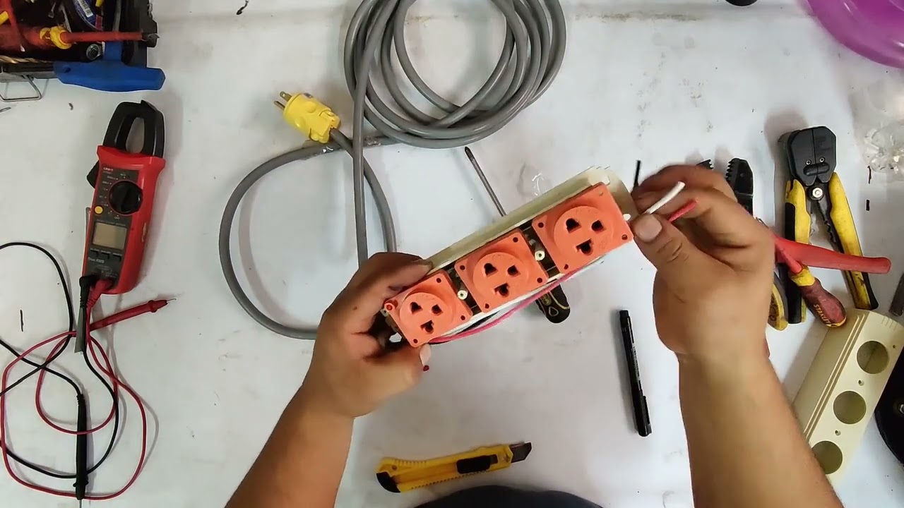 cómo hacer una extensión eléctrica 💡⚡