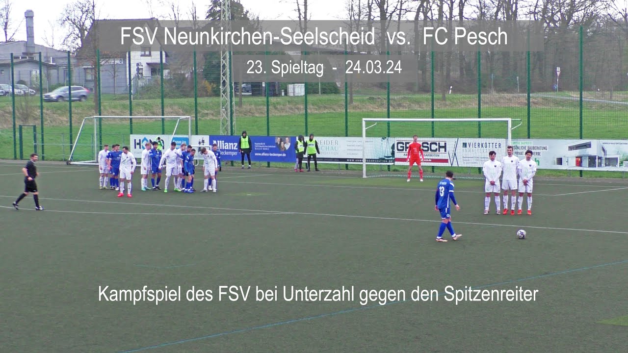 Fussball Landesliga FSV Neunkirchen Seelscheid vs. FC Pesch