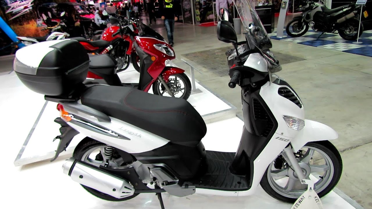 2014 KeyWay Logic 150 Scooter Walkaround - 2013 EICMA Milano Motorcycle Exhibition