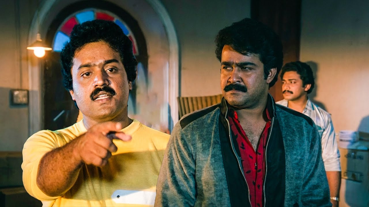 എന്റമ്മോ തീ..തിയേറ്റർ കത്തിച്ച സീൻ | Irupatham Noottandu – Malayalam Movie Clip | Mohanlal |